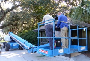 Chris and Phil Negotiating a tight turn!